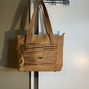 BENT & BREE Grace Cork Tote – Vegan, Eco-Friendly Handbag